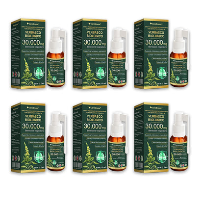 ✅Negozio Ufficiale: CareBreeze® Spray Pulmonare Detossificante con Estratto di Foglie di Verbasco Biologico（👨‍⚕️Agisce direttamente su BPCO, asma, bronchite cronica (CB), infezioni respiratorie, cancro ai polmoni, sinusite e altre condizioni）