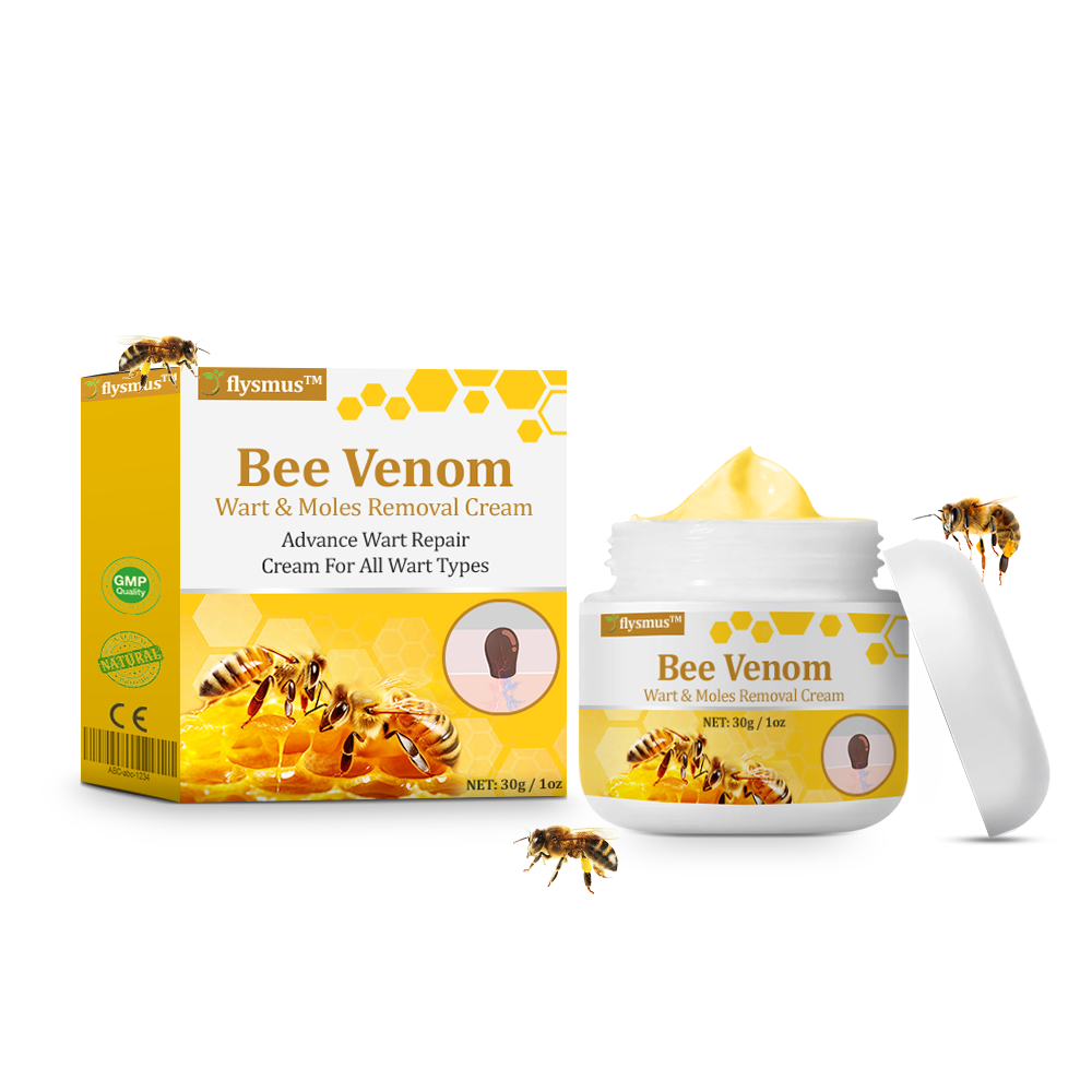 🌟flysmus™ Cura Forte al veleno d'ape: trattamento efficace per verruche, escrescenze cutanee, infezioni e cicatrici, favorisce il rinnovo e la levigatura della pelle irregolare 👨‍⚕️
