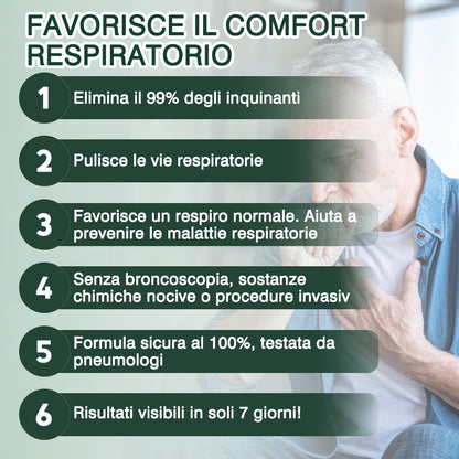 ✅Negozio Ufficiale: CareBreeze® Spray Pulmonare Detossificante con Estratto di Foglie di Verbasco Biologico（👨‍⚕️Agisce direttamente su BPCO, asma, bronchite cronica (CB), infezioni respiratorie, cancro ai polmoni, sinusite e altre condizioni）