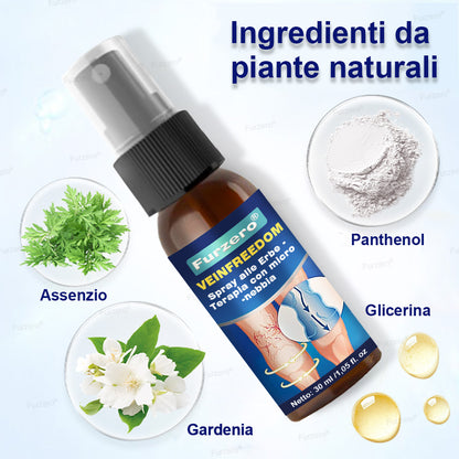 Certificato AIFA✅Prodotto e spedito dall'Italia🌿Furzero® VeinFreedom Spray alle Erbe - Terapia con micro-nebbia